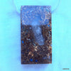 Golden Harmonizer, rectangle, emerald-peridot - Lightstones Orgone , orgonite, EMF protection, orgone pendants, orgone devices, energy jewelry