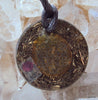 Lightdrop Orgone Pendant, lapis lazuli, moonstone, peridot - Lightstones Orgone , orgonite, EMF protection, orgone pendants, orgone devices, energy jewelry