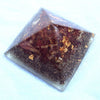 HHG Orgone Pyramid  HHG Orgone Pyramid , herkimmer diamond and shungite