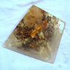 HHG Orgone Pyramid with citrine - Lightstones Orgone , orgonite, EMF protection, orgone pendants, orgone devices, energy jewelry