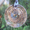 Purple Flower of Life Mandala Orgone Pendant - Lightstones Orgone , orgonite, EMF protection, orgone pendants, orgone devices, energy jewelry