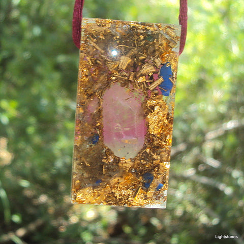 Golden Harmonizer, rectangle, emerald-lapis