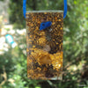 Chakra Harmonizer, Rectangular, blue flower of life - Lightstones Orgone , orgonite, EMF protection, orgone pendants, orgone devices, energy jewelry