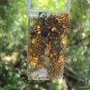 Chakra Harmonizer, Rectangular, black and gold flower of life - Lightstones Orgone , orgonite, EMF protection, orgone pendants, orgone devices, energy jewelry