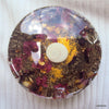 TB Orgone Dome, Space Enhancer with tiger eye and calendula flowers - Lightstones Orgone , orgonite, EMF protection, orgone pendants, orgone devices, energy jewelry
