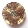 Small orgone plate, jade, quartz, emerald