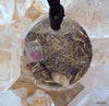 Lightdrop Orgone Pendant, herkimmer diamond and turquoise - Lightstones Orgone , orgonite, EMF protection, orgone pendants, orgone devices, energy jewelry