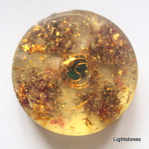 Small orgone plate, malachite - Lightstones Orgone , orgonite, EMF protection, orgone pendants, orgone devices, energy jewelry