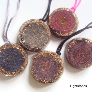 5 Mandala Orgone pendants, Special Christmas Deal