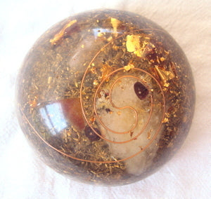 TB Orgone Dome, Space Enhancer with citrine.