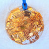 Golden torus disc, lapis lazuli and ametyst - Lightstones Orgone , orgonite, EMF protection, orgone pendants, orgone devices, energy jewelry
